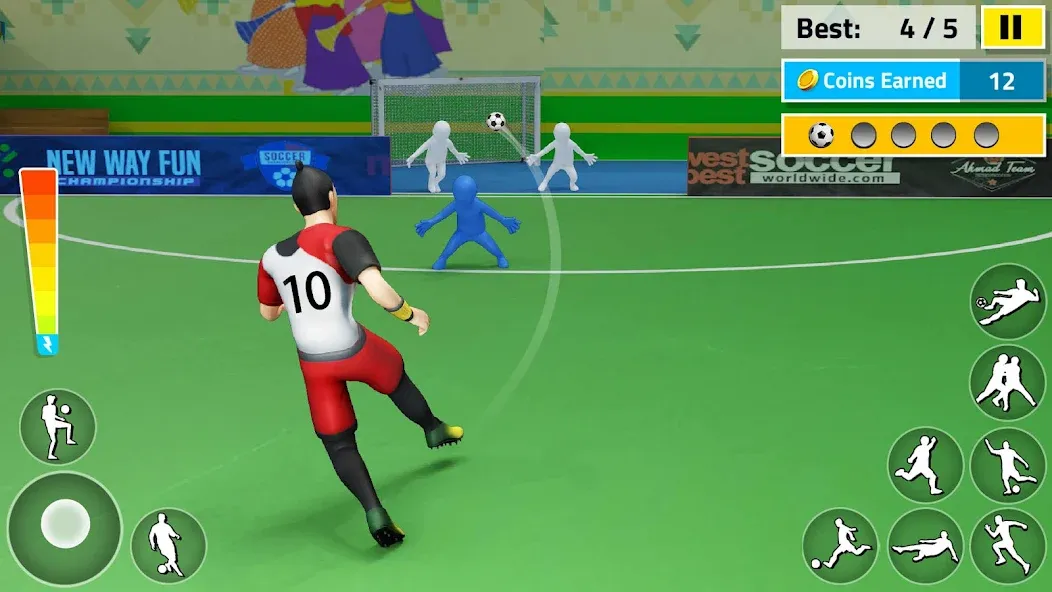 Взлом Indoor Futsal: Football Games (Индор Футзал)  [МОД Unlimited Money] — последняя версия apk на Андроид screen 4