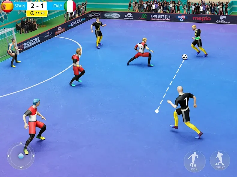 Взлом Indoor Futsal: Football Games (Индор Футзал)  [МОД Unlimited Money] — последняя версия apk на Андроид screen 5