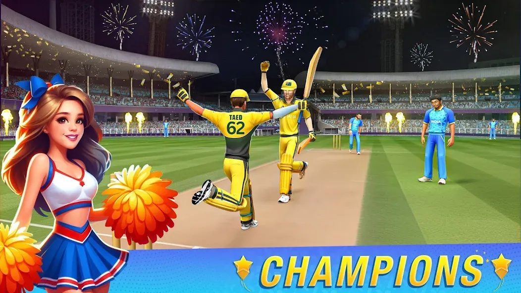 Взломанная Play Cricket Games (Плей Крикет Геймс)  [МОД Меню] — полная версия apk на Андроид screen 1