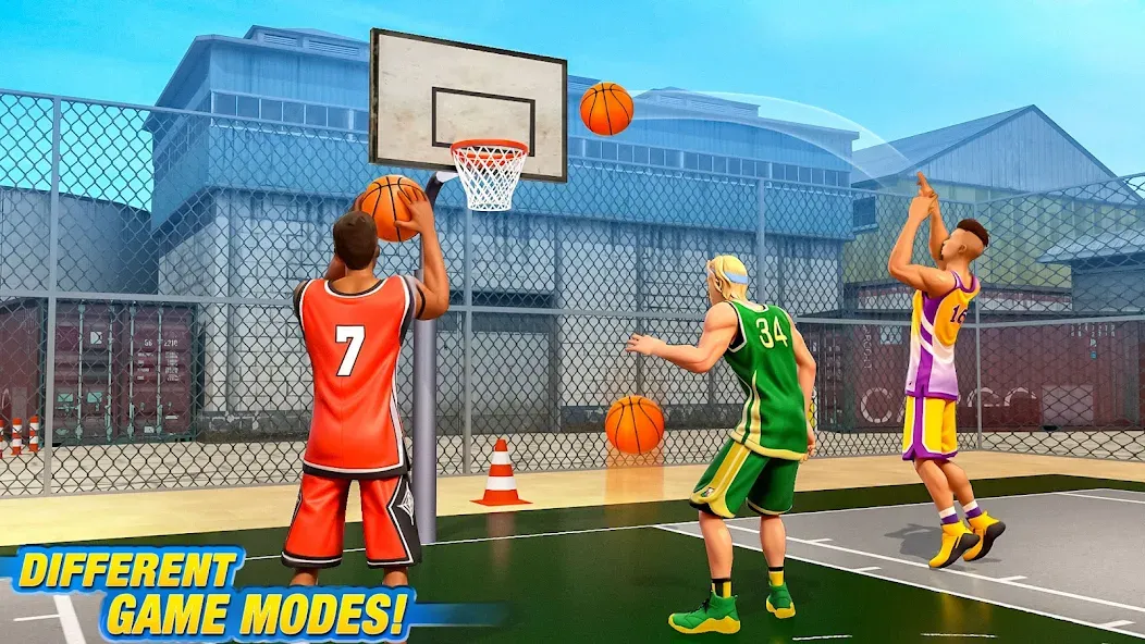 Взломанная Dunk Smash: Basketball Games (Баскетбольные игры)  [МОД Бесконечные деньги] — полная версия apk на Андроид screen 3