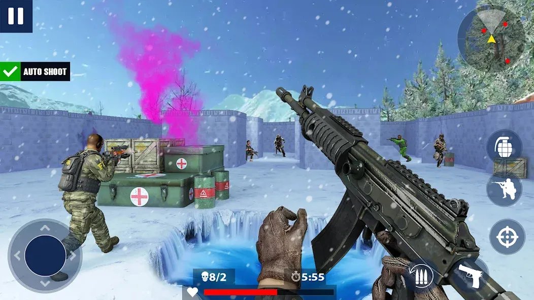 Скачать взлом War Zone: Gun Shooting Games (Уор Зоун)  [МОД Меню] — стабильная версия apk на Андроид screen 5