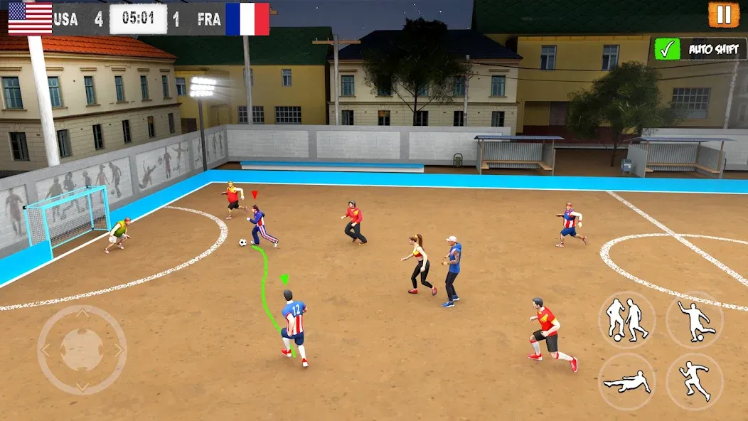 Взломанная Street Football: Futsal Games (Стрит Футбол)  [МОД Unlimited Money] — полная версия apk на Андроид screen 3