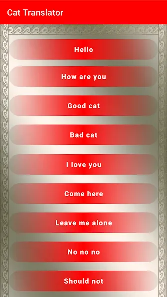 Взломанная Translator for Cats Prank  [МОД Все открыто] — полная версия apk на Андроид screen 2