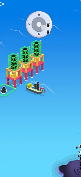 Скачать взлом Oil Master: Sea Extraction (Ойл Мастер)  [МОД Много монет] — полная версия apk на Андроид screen 2