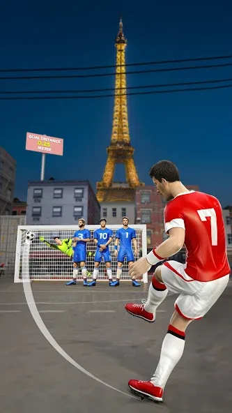 Скачать взломанную Street Football Kick Games (Уличный футбол Игры с ударами)  [МОД Бесконечные деньги] — стабильная версия apk на Андроид screen 5