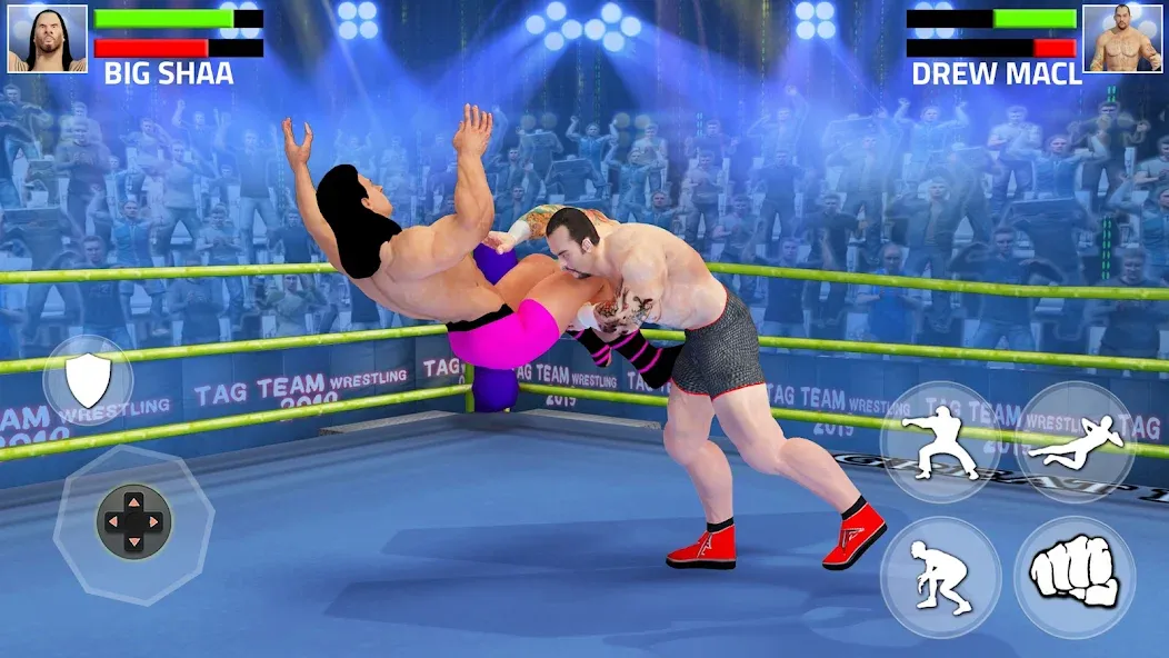 Скачать взлом Tag Team Wrestling Game (Таг Тим Реслинг Гейм)  [МОД Unlimited Money] — стабильная версия apk на Андроид screen 5