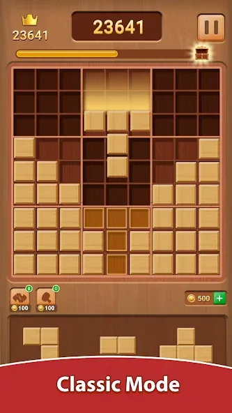 Взлом Wood Block Puzzle (Вуд Блок Пазл)  [МОД Все открыто] — стабильная версия apk на Андроид screen 1