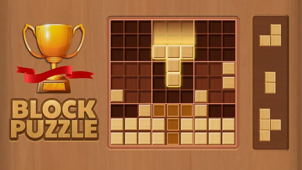 Взлом Wood Block Puzzle (Вуд Блок Пазл)  [МОД Все открыто] — стабильная версия apk на Андроид screen 5