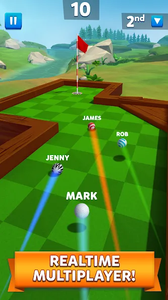 Взломанная Golf Battle (Гольф баттл)  [МОД Все открыто] — последняя версия apk на Андроид screen 2