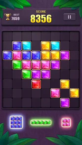 Скачать взломанную Block Puzzle: Jewel Blast Game  [МОД Mega Pack] — полная версия apk на Андроид screen 1