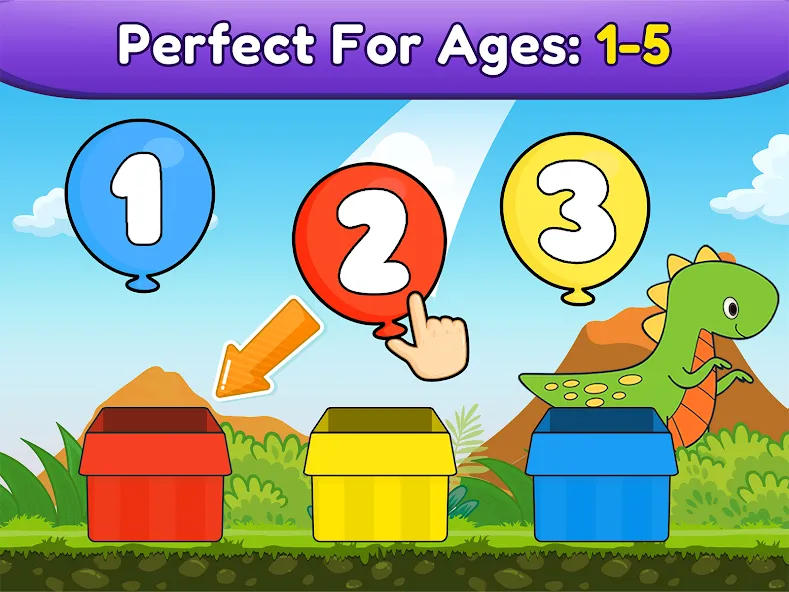 Взлом Balloon Pop Kids Learning Game  [МОД Все открыто] — полная версия apk на Андроид screen 4