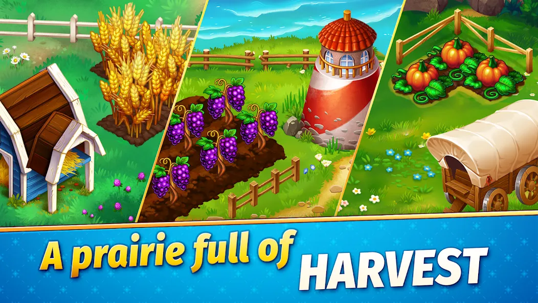 Скачать взломанную Solitaire Golden Prairies  [МОД Menu] — последняя версия apk на Андроид screen 2