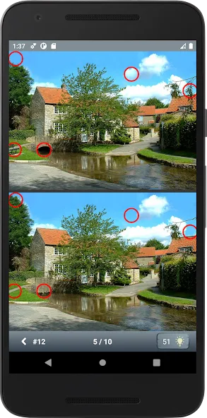 Скачать взлом Find 10 differences  [МОД Бесконечные монеты] — последняя версия apk на Андроид screen 1