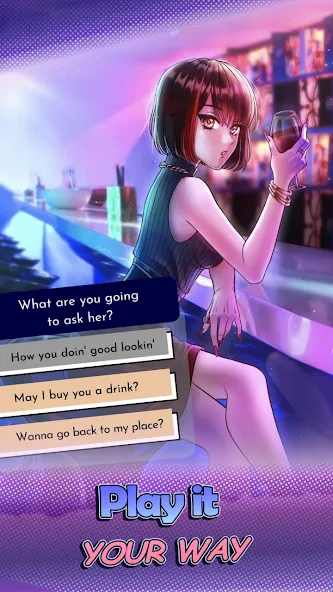 Взломанная HaremKing — Waifu Dating Sim (ХаремКинг)  [МОД Бесконечные монеты] — последняя версия apk на Андроид screen 1