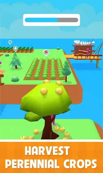 Скачать взлом Family Farm Land 3D (Фарм Фэмили 3Д)  [МОД Много монет] — стабильная версия apk на Андроид screen 1