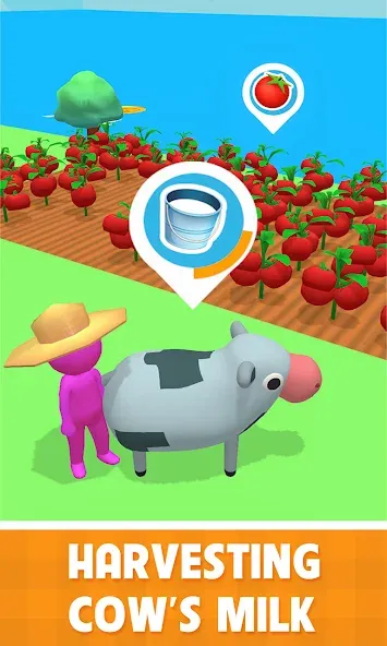 Скачать взлом Family Farm Land 3D (Фарм Фэмили 3Д)  [МОД Много монет] — стабильная версия apk на Андроид screen 2