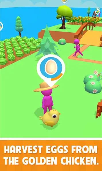 Скачать взлом Family Farm Land 3D (Фарм Фэмили 3Д)  [МОД Много монет] — стабильная версия apk на Андроид screen 3