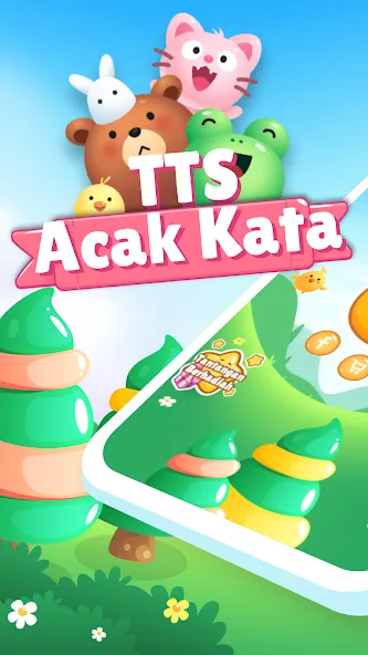 Скачать взлом Acak Kata — Teka Teki Silang (Ацак Ката)  [МОД Меню] — последняя версия apk на Андроид screen 1