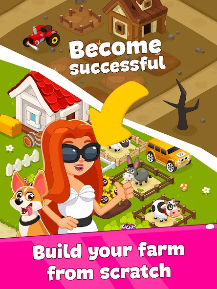 Взлом Idle Farm Game Offline Clicker  [МОД Много монет] — стабильная версия apk на Андроид screen 5