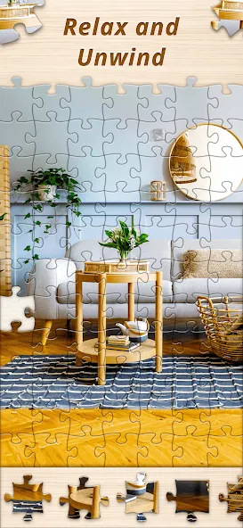 Скачать взломанную Jigsaw Premium Puzzles HD (Джигсоу)  [МОД Много монет] — стабильная версия apk на Андроид screen 4