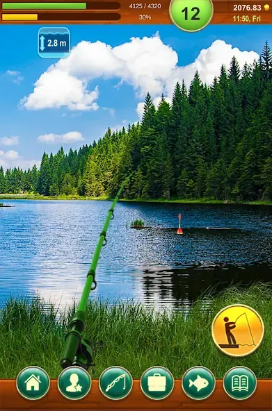 Взломанная Fishing Baron — fishing game  [МОД Menu] — последняя версия apk на Андроид screen 2