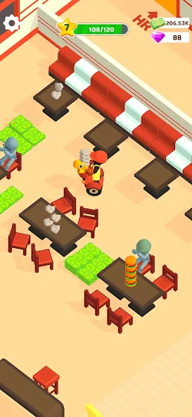 Скачать взлом Burger Please!  [МОД Бесконечные деньги] — полная версия apk на Андроид screen 2