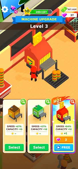 Скачать взлом Burger Please!  [МОД Бесконечные деньги] — полная версия apk на Андроид screen 3