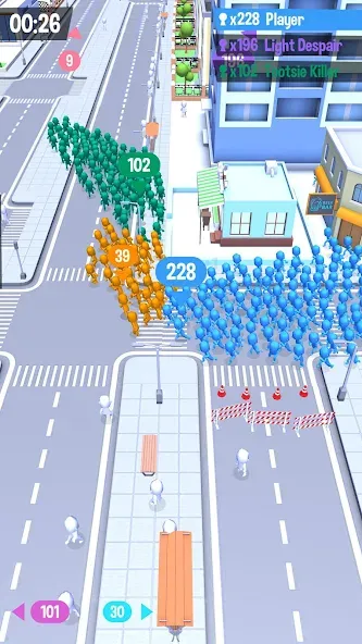 Скачать взломанную Crowd City (Крауд Сити)  [МОД Mega Pack] — стабильная версия apk на Андроид screen 1