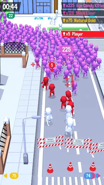 Скачать взломанную Crowd City (Крауд Сити)  [МОД Mega Pack] — стабильная версия apk на Андроид screen 2