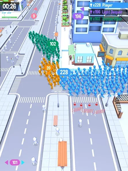 Скачать взломанную Crowd City (Крауд Сити)  [МОД Mega Pack] — стабильная версия apk на Андроид screen 5