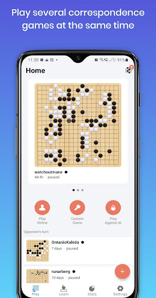 Взлом Sente — Online GO (Сенте)  [МОД Mega Pack] — стабильная версия apk на Андроид screen 1