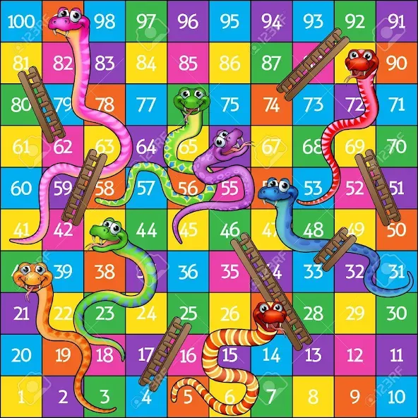 Скачать взлом Snake and ladder (Змеи и лестницы)  [МОД Много денег] — последняя версия apk на Андроид screen 4