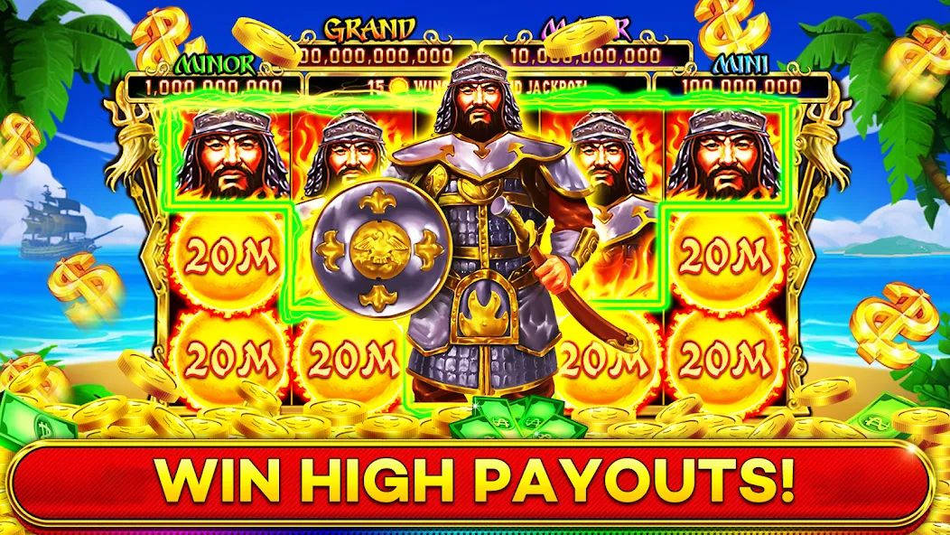 Взлом Jackpot Boom Casino Slot Games (Джекпот Бум Казино Игры на Слотмашинах)  [МОД Menu] — полная версия apk на Андроид screen 2