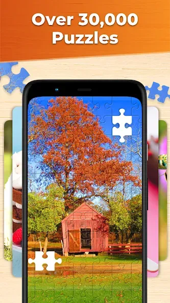 Взломанная Jigsaw Puzzles HD Puzzle Games  [МОД Все открыто] — последняя версия apk на Андроид screen 2