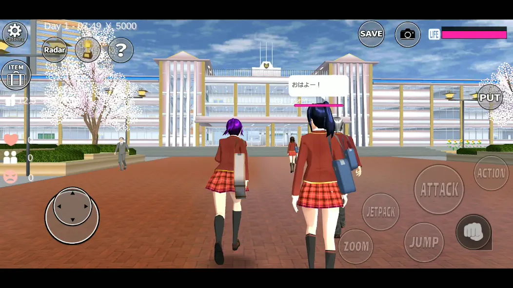 Взломанная SAKURA School Simulator (Сакура Скул Симулятор)  [МОД Unlimited Money] — полная версия apk на Андроид screen 1