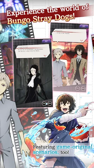 Взлом Bungo Stray Dogs: TotL (Бунго Бродячие псы)  [МОД Все открыто] — стабильная версия apk на Андроид screen 4