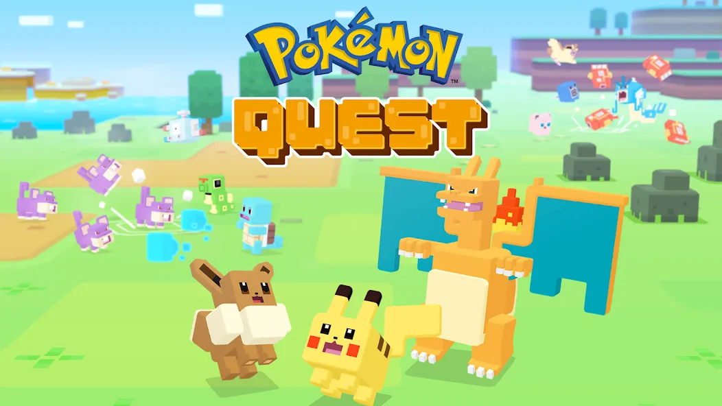 Взлом Pokémon Quest  [МОД Mega Pack] — стабильная версия apk на Андроид screen 1