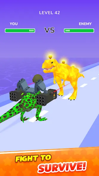 Взлом Dino Evolution Run 3D (Дино Эволюция Ран 3Д)  [МОД Бесконечные деньги] — последняя версия apk на Андроид screen 3