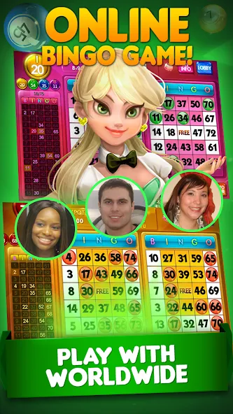 Скачать взломанную Bingo City 75 : Bingo & Slots (Бинго Сити 75)  [МОД Меню] — последняя версия apk на Андроид screen 2