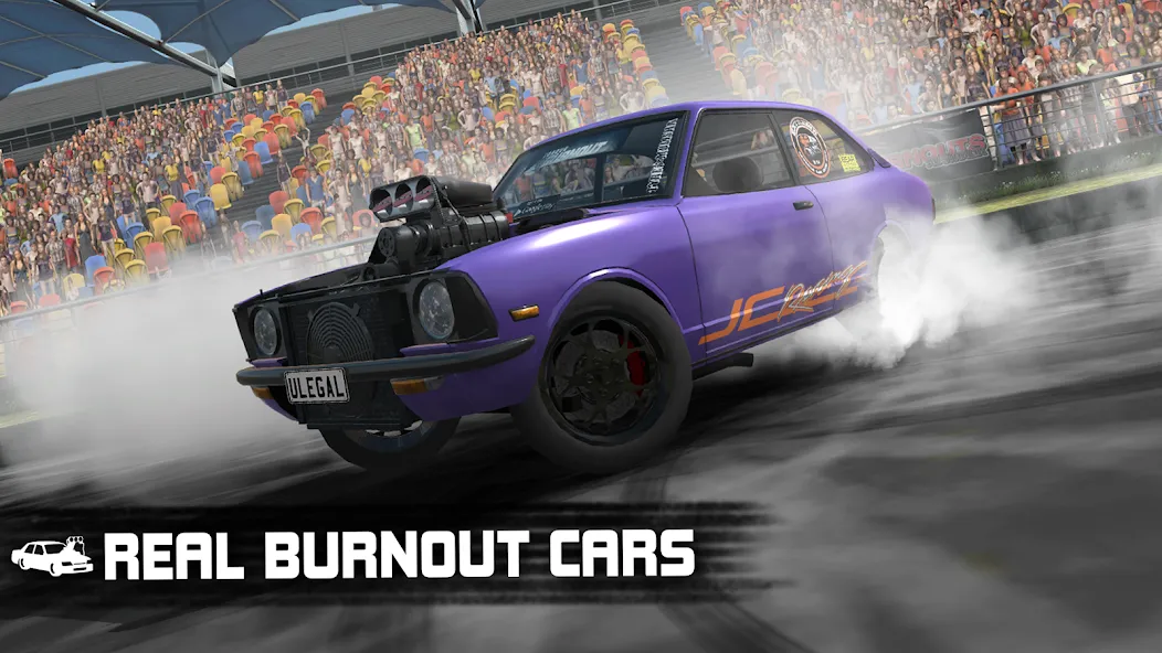 Скачать взломанную Torque Burnout (Торк Брнаут)  [МОД Mega Pack] — полная версия apk на Андроид screen 1