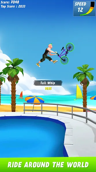 Скачать взлом Max Air BMX (Макс Эйр БМХ)  [МОД Много монет] — последняя версия apk на Андроид screen 3