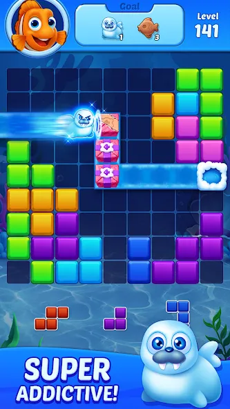 Скачать взлом Block Puzzle Ocean  [МОД Много денег] — стабильная версия apk на Андроид screen 5