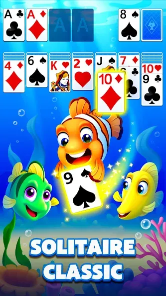 Скачать взломанную Solitaire Ocean  [МОД Mega Pack] — последняя версия apk на Андроид screen 4