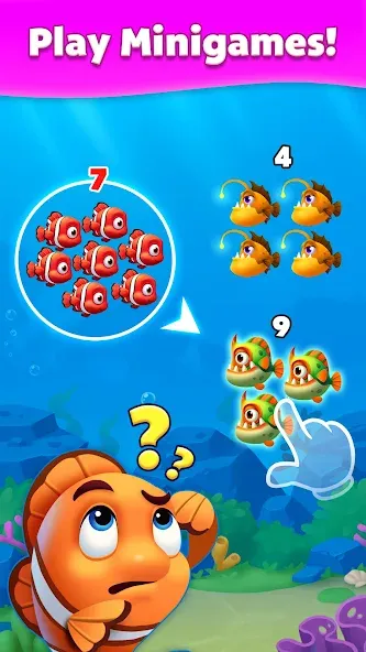 Скачать взломанную Solitaire Fish  [МОД Много денег] — полная версия apk на Андроид screen 3