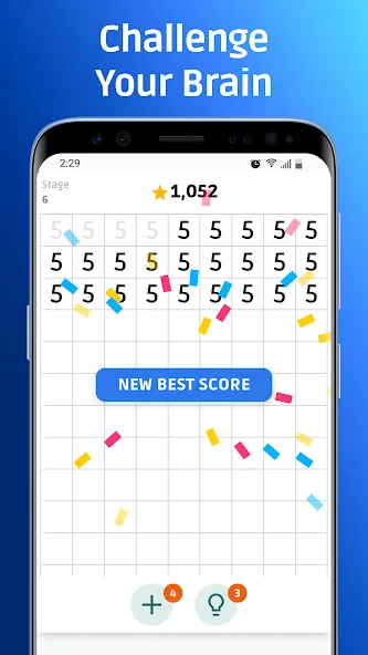 Взломанная Number Crunch — Number Games (Намбер Пазл)  [МОД Бесконечные деньги] — полная версия apk на Андроид screen 1