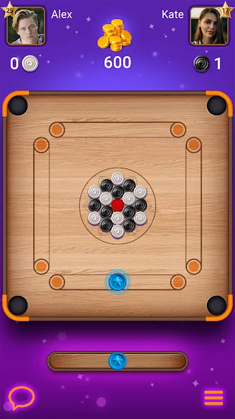 Взломанная Carrom Lure — Disc pool game (Карром Лур)  [МОД Много денег] — полная версия apk на Андроид screen 1