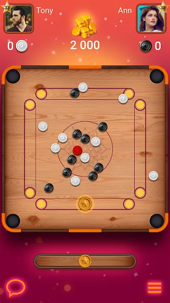 Взломанная Carrom Lure — Disc pool game (Карром Лур)  [МОД Много денег] — полная версия apk на Андроид screen 2