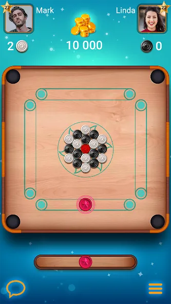 Взломанная Carrom Lure — Disc pool game (Карром Лур)  [МОД Много денег] — полная версия apk на Андроид screen 3