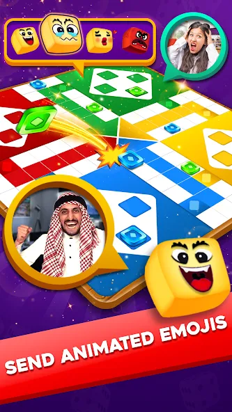 Взломанная Ludo Lush-Game with Video Call (Людо Луш)  [МОД Много монет] — полная версия apk на Андроид screen 3