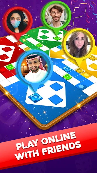 Взломанная Ludo Lush-Game with Video Call (Людо Луш)  [МОД Много монет] — полная версия apk на Андроид screen 4